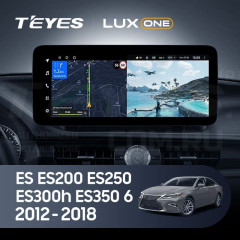 Штатная магнитола Teyes LUX ONE 360 6/128 Lexus ES ES200 ES250 ES300h ES350 XV60 VI 6 (2012-2018) Тип-B