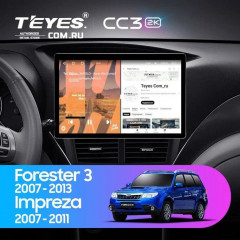 Штатная магнитола Teyes CC3 2K 4/32 Subaru Impreza GH GE (2007-2013) (11")