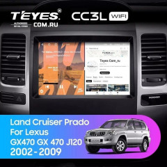 Штатная магнитола Teyes CC3L WiFi 2/32 Lexus GX470 (2002-2009) F2