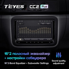 Магнитола Teyes CC2 Plus 4/64 Volkswagen / Skoda Универсал 9"