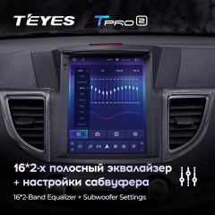 Штатная магнитола Tesla style Teyes TPRO 2 3/32 Honda CR-V 4 RM RE (2011-2015) Тип-C