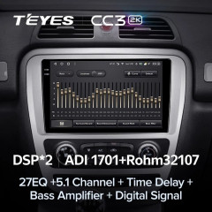 Штатная магнитола Teyes CC3 2K 360 6/128 JAC T6 (2015-2021)