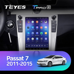 Штатная магнитола Tesla style Teyes TPRO 2 4/32 Volkswagen Passat 7 B7 NMS (2011-2015) Тип-B
