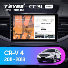 Штатная магнитола Teyes CC3L WiFi 2/32 Honda CR-V 4 RM RE (2011-2018) Тип-B