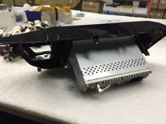 Штатная магнитола Carmedia NM-042-MTK Toyota Corolla E180/E170 2013+ вместо штатной рамки