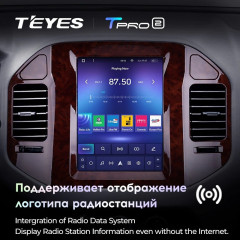 Штатная магнитола Tesla style Teyes TPRO 2 3/32 Mitsubishi Pajero 3 V70 V60 (1999-2006)