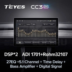 Штатная магнитола Teyes CC3 2K 4/32 Skoda Fabia 2 (2007-2014) (11") (10 inch Universal)