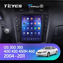 Штатная магнитола Tesla style Teyes TPRO 2 4/32 Lexus GS300 S190 GS350 GS400 GS430 GS450h GS460 GS 300 III 3 350 400 430 450h 460 (2004-2011)