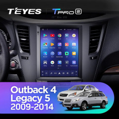 Штатная магнитола Tesla style Teyes TPRO 2 3/32 Subaru Outback 4 BR Legacy 5 (2009-2014)