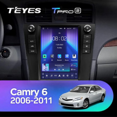 Штатная магнитола Tesla style Teyes TPRO 2 4/64 Toyota Camry 6 XV 40 (2006-2011) F2