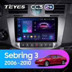 Штатная магнитола Teyes CC3 2K 360 6/128 Chrysler Sebring 3 JS (2006-2010)