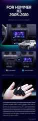 Штатная магнитола Teyes CC3 2K 6/128 Hummer H3 1 (2005-2010)