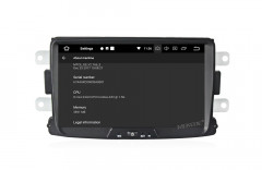 Штатная магнитола Carmedia MKD-R831-P30-8 Renault Duster (2010-2016)