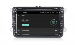 Штатная магнитола Carmedia MKD-8019-P30-8 Skoda Fabia (2007-2015)