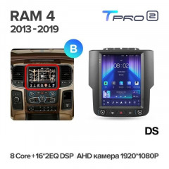 Штатная магнитола Tesla style Teyes TPRO 2 3/32 Dodge Ram 4 IV DJ DS (2013-2019) Тип-B