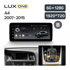 Штатная магнитола Teyes LUX ONE 6/128 Audi A4 4 IV B8 (2007-2015) (B)