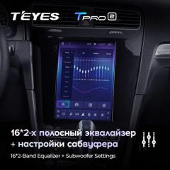 Штатная магнитола Tesla style Teyes TPRO 2 3/32 Volkswagen Golf 7 (2012-2020)