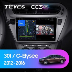 Штатная магнитола Teyes CC3 2K 4/32 Citroen C-Elysee (2012-2016) F1