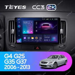 Штатная магнитола Teyes CC3 2K 4/32 Infiniti G4 G25 G35 G37 (2006-2013)