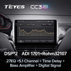 Штатная магнитола Teyes CC3 2K 360 6/128 Peugeot 208 (2013-2020)