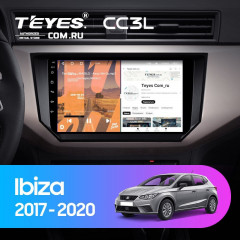 Штатная магнитола Teyes CC3L 4/64 Seat Ibiza (2017-2020)